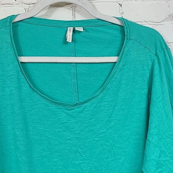 Cato Women's Plus 22/24 Mint Gre Long Sleeve Tee Knit Top Super Soft Basic Shirt - Picture 2 of 6